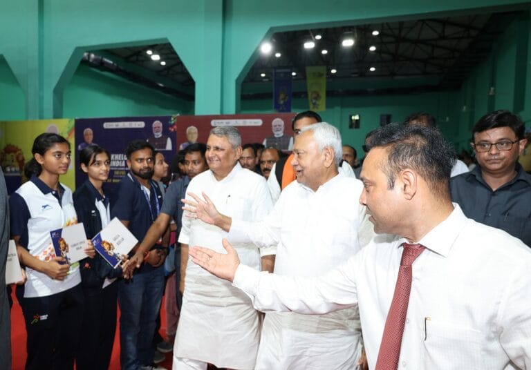 मुख्यमंत्री ने भागलपुर में 'खेलो इंडिया यूथ गेम्स-2025' का किया निरीक्षण