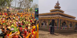 जगदीशपुर में श्री लक्ष्मी नारायण महायज्ञ का भव्य आगाज़, कलश यात्रा में उमड़ी भक्तों की भारी भीड़