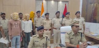 भागलपुर में पुलिस की बड़ी कार्रवाई: ब्राउन शुगर के साथ 5 तस्कर गिरफ्तार