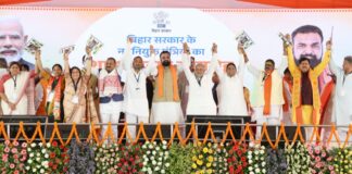 बिहार में ‘सम्राट’ युग का आगाज़: पटना के गांधी मैदान में भव्य शपथ ग्रहण, PM मोदी की मौजूदगी में नई सरकार ने संभाली कमान