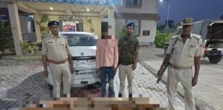 भागलपुर पुलिस का ‘स्वस्थ युवा’ अभियान: रसलपुर में कार से भारी मात्रा में विदेशी शराब बरामद, एक तस्कर गिरफ्तार