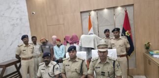 भागलपुर: मधुसूदनपुर डकैती कांड का 48 घंटे में पर्दाफाश, हथियार और लूट के माल के साथ 07 शातिर अपराधी गिरफ्तार