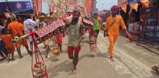 सुलतानगंज में उमड़ा आस्था का जनसैलाब, 24 घंटे में करीब 4 लाख कांवरियों ने दर्ज कराई उपस्थिति