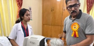 पटना की राम नगरी कॉलोनी में नि:शुल्क नेत्र जांच शिविर, 200 लोगों ने कराया आंखों का परीक्षण